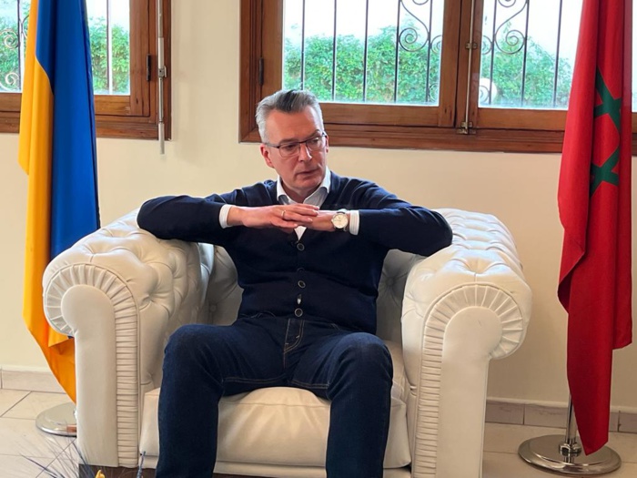 Serhii Saienko, Ambassadeur d’Ukraine au Maroc (Photo : Noureddine Chidmi)