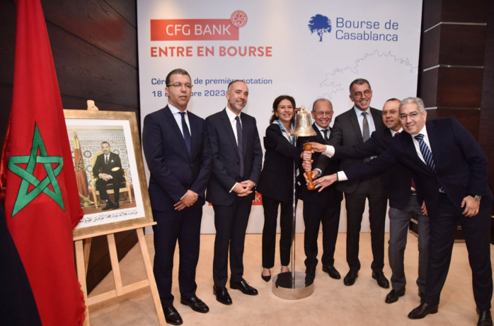 IPO de CFG Bank: l'opération souscrite par plus de 23.600 investisseurs, avec un montant mobilisé de 20,8 milliards de dirhams IPO de CFG Bank: l'opération souscrite par plus de 23.600 investisseurs, avec un montant mobilisé de 20,8 milliards de dirhams