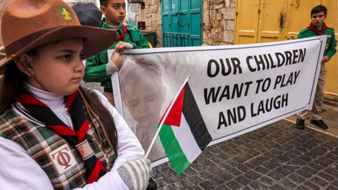 Noël en Terre sainte: Les pieds à Bethléem, le cœur à Gaza Noël en Terre sainte: Les pieds à Bethléem, le cœur à Gaza