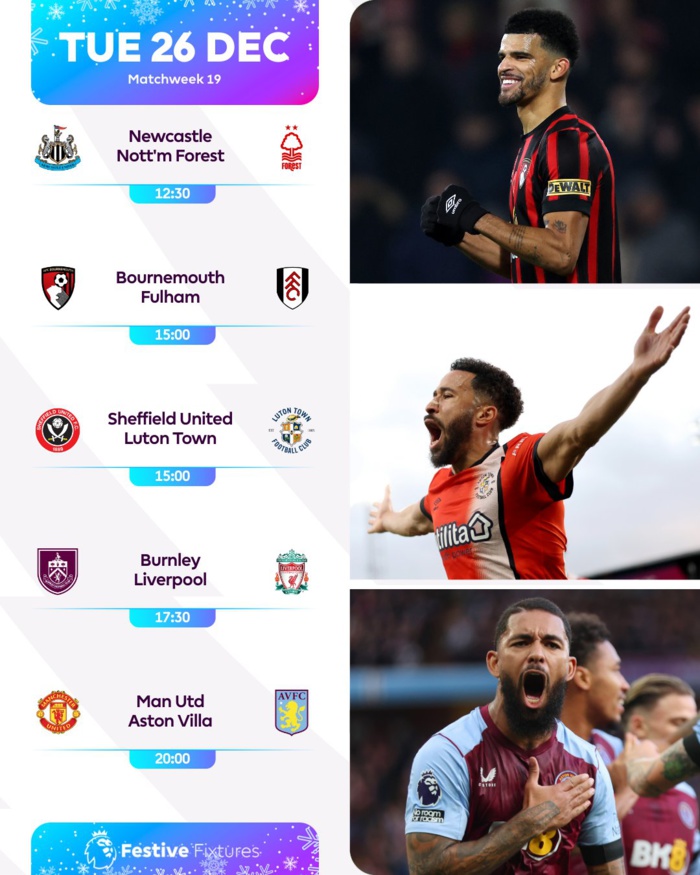 Premier League:   Le 𝗕oxing 𝗗ay ,c’est aujourd’hui ! Premier League:   Le 𝗕oxing 𝗗ay ,c’est aujourd’hui !