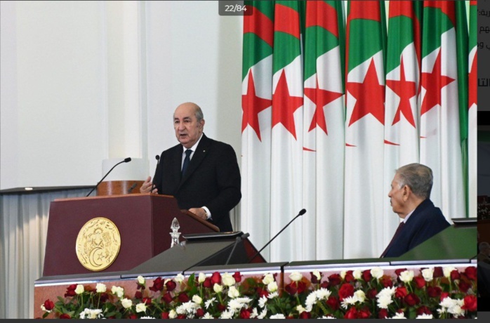 Algérie : Tebboune prononce son premier discours à la nation en 4 ans de présidence Algérie : Tebboune prononce son premier discours à la nation en 4 ans de présidence