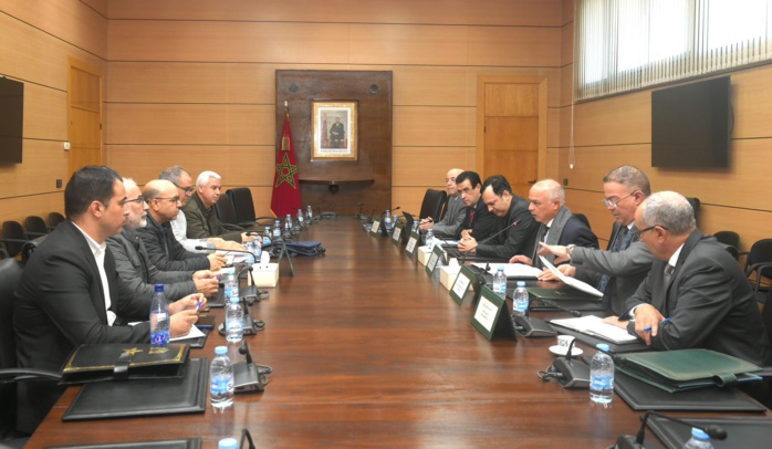 Réunion de la commission ministérielle tripartite avec les syndicats de l’enseignement.