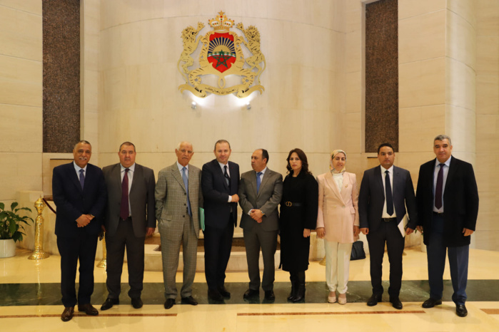 Christophe Lecourtier participe à une réunion de travail à la Chambre des conseillers Christophe Lecourtier participe à une réunion de travail à la Chambre des conseillers