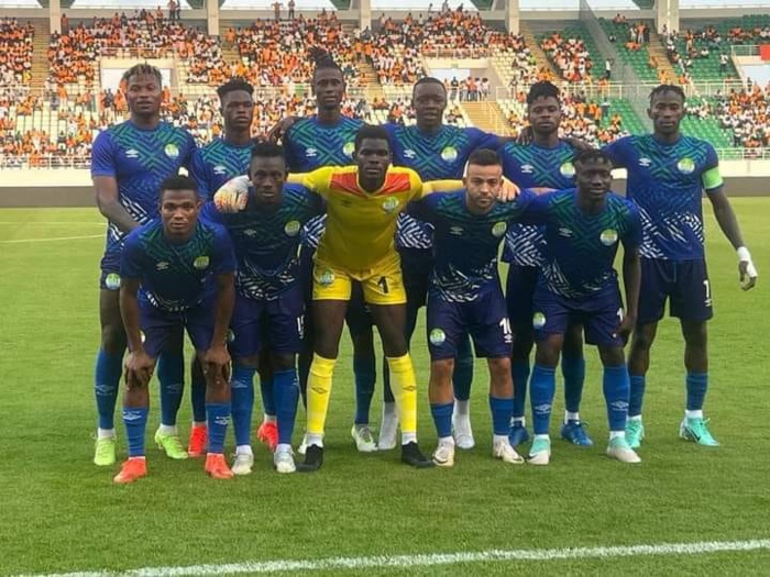 La formation sierra-léonaise qui a affronté la Côte d'Ivoire samedi dernier. La formation sierra-léonaise qui a affronté la Côte d'Ivoire samedi dernier.