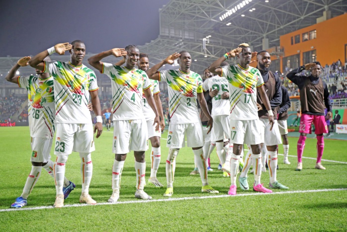 Les Maliens victorieux à l'issue d'une partie très agréable à suivre .