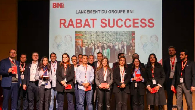 Rabat : Lancement officiel du groupe "BNI Rabat Success" Rabat : Lancement officiel du groupe "BNI Rabat Success"
