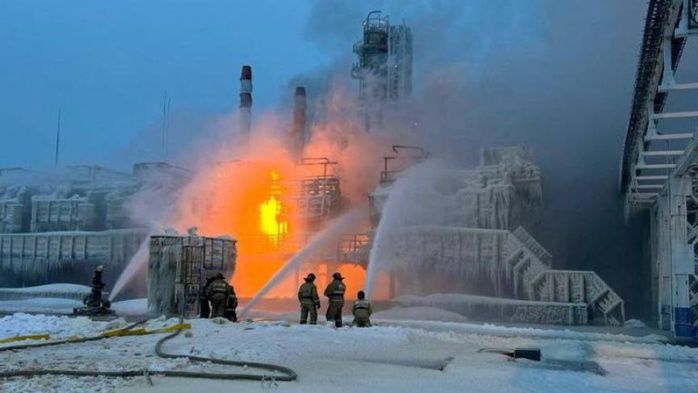 Russie: L’incendie dans un terminal gazier sur la mer Baltique fait d'importants dégâts