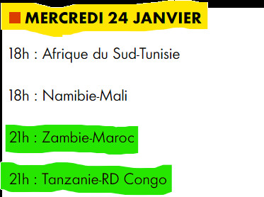 CAN 2023 / Groupe F: Le Maroc en tête CAN 2023 / Groupe F: Le Maroc en tête
