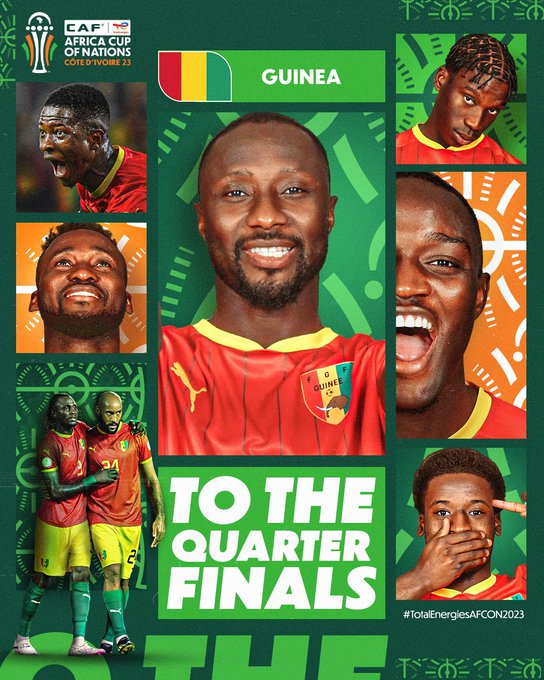 CAN 2023  : La Guinée vers les quarts 