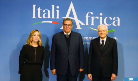 Sommet Italie-Afrique: Aziz Akhannouch reçu par le Georgia Meloni et le Président italien