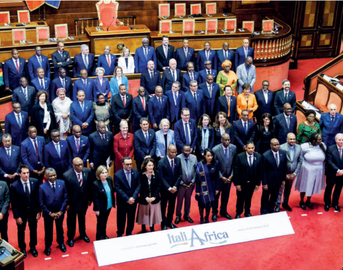 L’Italie accueille un Sommet pour l’Afrique dans une approche « d’égal à égal ». L’Italie accueille un Sommet pour l’Afrique dans une approche « d’égal à égal ».