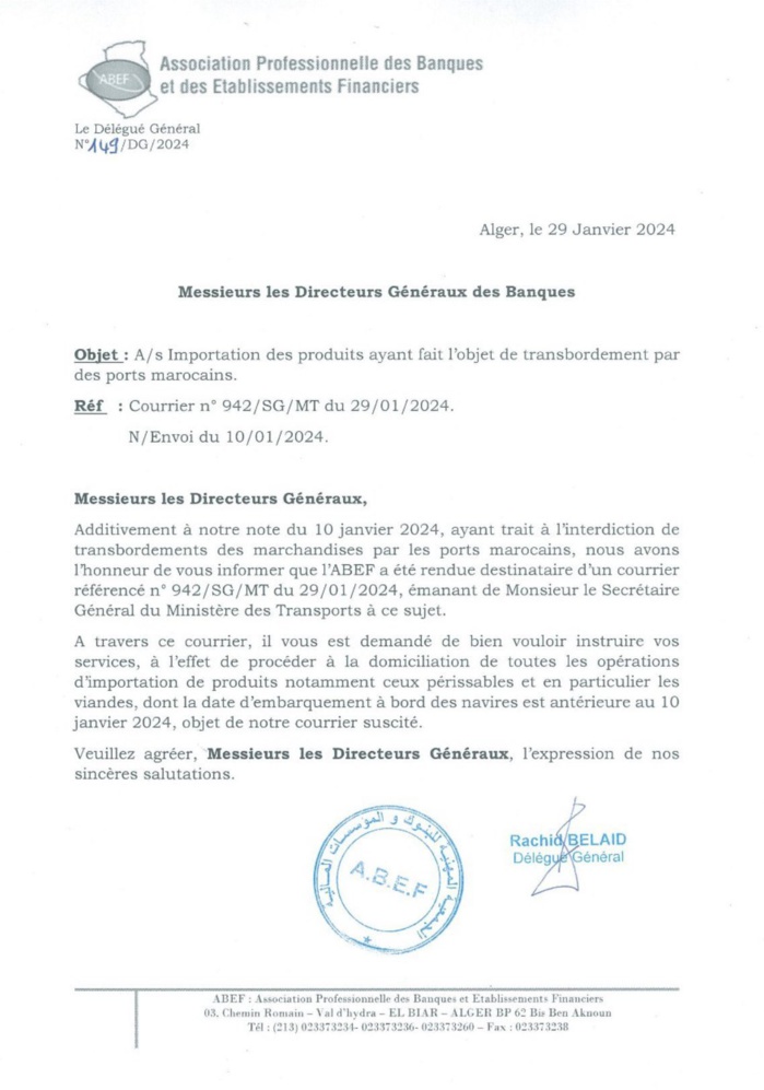 L’Algérie fait volte-face et réautorise le transbordement des marchandises par les ports marocains