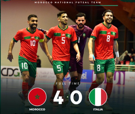 Futsal amical / Maroc- Italie : Les Lions vainqueurs de la Squadra Azzura Futsal amical / Maroc- Italie : Les Lions vainqueurs de la Squadra Azzura