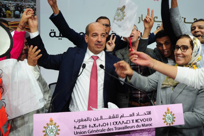 Enaam Mayara après l'annonce de sa réélection (Ph. Nidal) Enaam Mayara après l'annonce de sa réélection (Ph. Nidal)