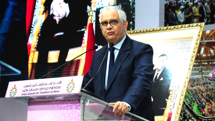 Nizar Baraka lors du 12ème Congrès de l'Union Générale des Travailleurs du Maroc (UGTM). Ph. Nidal