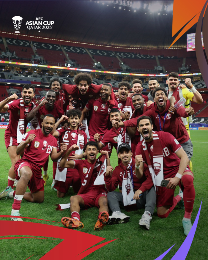 Qatar se qualifie pour les demis et pour défendre son titre Qatar se qualifie pour les demis et pour défendre son titre