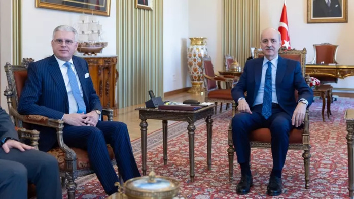 ​Le Président de l'Assemblée Nationale de la Turquie a reçu l'Ambassadeur du Maroc à Ankara