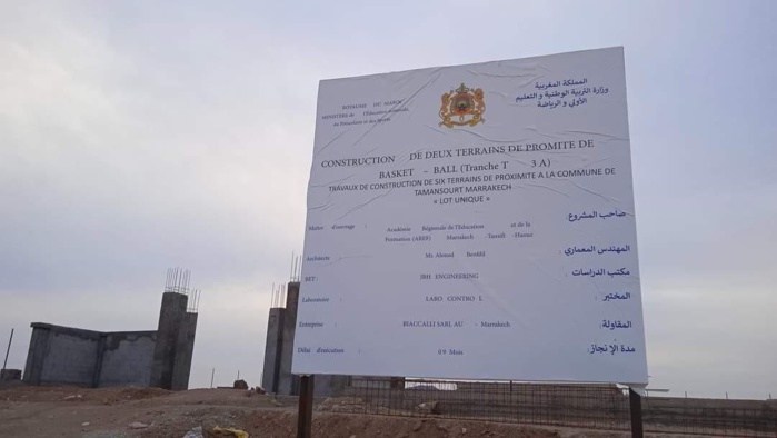 Tamansourt: Inquiétude du retard de l'achèvement des terrains de proximité Tamansourt: Inquiétude du retard de l'achèvement des terrains de proximité