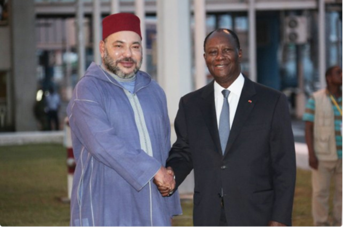 SM le Roi félicite Alassane Ouattara après le sacre de la Côte d'Ivoire à la CAN SM le Roi félicite Alassane Ouattara après le sacre de la Côte d'Ivoire à la CAN