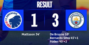 8es-Ligue des Champions / FC Copenhague-Man. City :  Les Skyblues très proches des quarts 8es-Ligue des Champions / FC Copenhague-Man. City :  Les Skyblues très proches des quarts