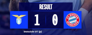 8e. LDC / Lazio vs Bayern: Les Bavarois chutent à Rome 8e. LDC / Lazio vs Bayern: Les Bavarois chutent à Rome