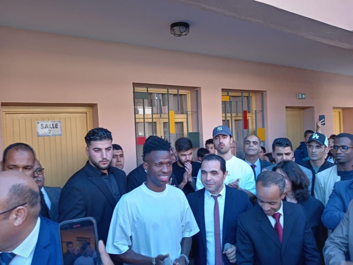 Les stars du Paris Saint-Germain , Marco Asencio, et du Real Madrid, Venicius Junior, en visite à Marrakech…