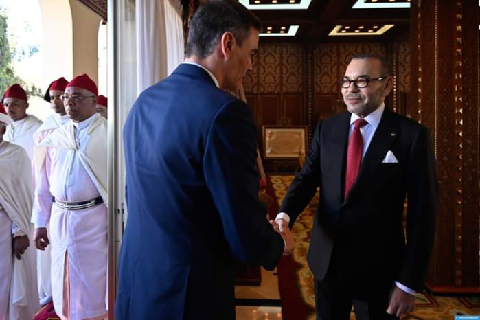 SM le Roi reçoit Pedro Sanchez 