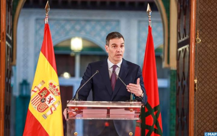 .Pedro Sanchez se félicite de la "coopération exemplaire" avec le Maroc en matière de migration .Pedro Sanchez se félicite de la "coopération exemplaire" avec le Maroc en matière de migration