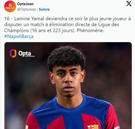 Records : Yamal, le plus jeune ; Pépé, le plus âgé ! Records : Yamal, le plus jeune ; Pépé, le plus âgé !