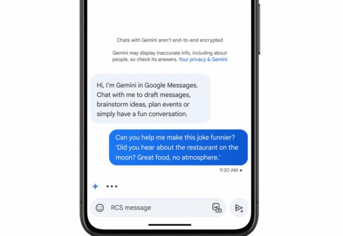 Gemini L’IA de Google pourra bientôt écrire des SMS Gemini L’IA de Google pourra bientôt écrire des SMS