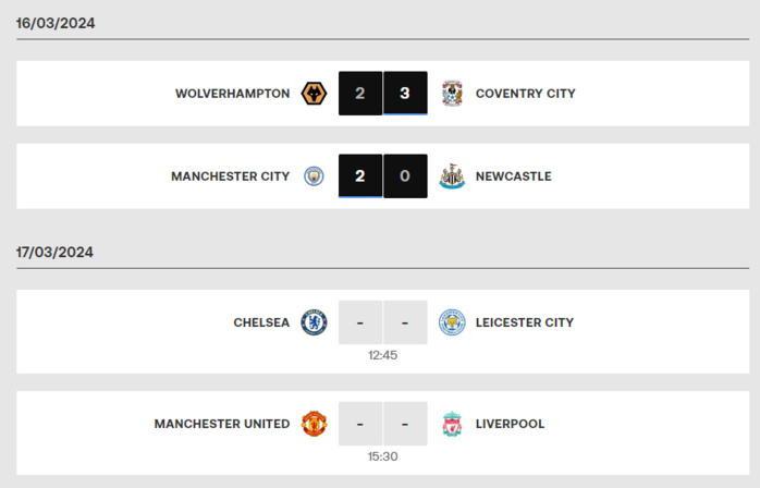 FA Cup / Quarts de finale : City qualifié samedi , Man ou Liverpool ce dimanche ! FA Cup / Quarts de finale : City qualifié samedi , Man ou Liverpool ce dimanche !