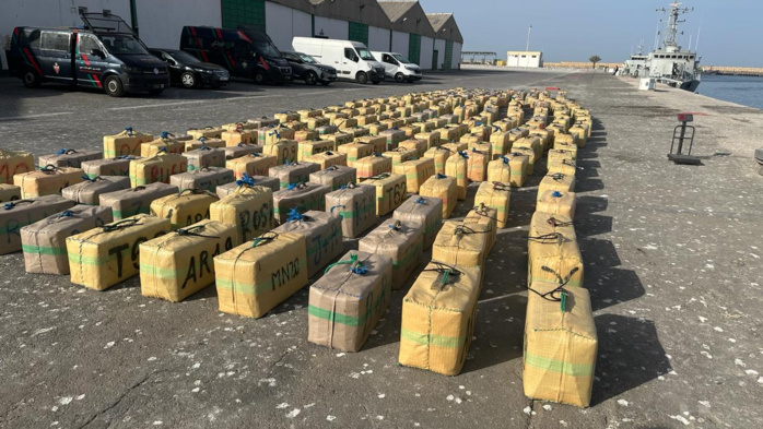 Agadir: avortement d’une tentative de trafic international de 10,542 tonnes de Chira