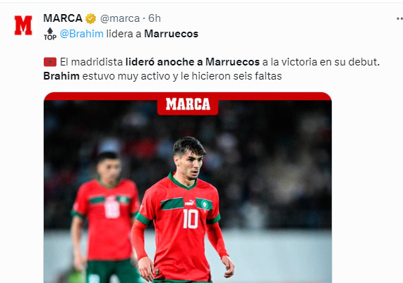 Maroc-Angola / Brahim Diaz: « Heureux, reconnaissant, fier et bien à l’aise ! » Maroc-Angola / Brahim Diaz: « Heureux, reconnaissant, fier et bien à l’aise ! »