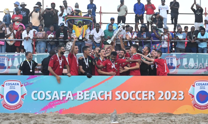 Beach soccer : L’équipe du Maroc remporte la COSAFA Tournament