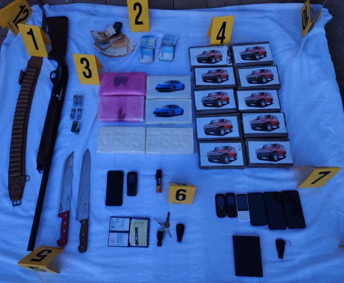 Deux individus arrêtés à Nador pour trafic de cocaïne et possession d'armes