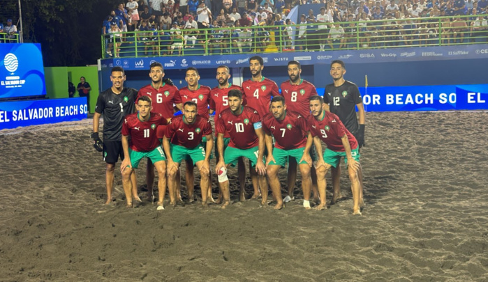 Salvador Beach Soccer Cup 2024: Le Maroc face aux Etats Unis après le Salvador et la Suisse Salvador Beach Soccer Cup 2024: Le Maroc face aux Etats Unis après le Salvador et la Suisse