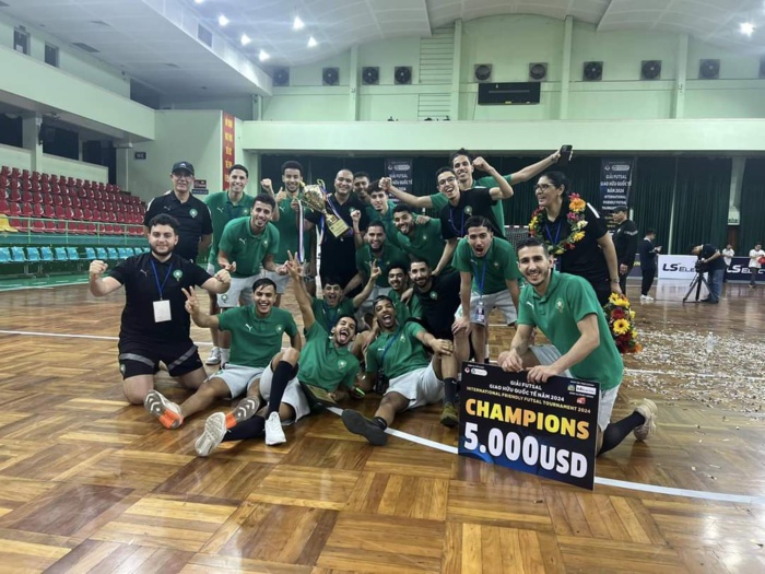 Tournoi international de futsal Viêt-Nam 2024: L’équipe nationale A’ sur la première marche du podium