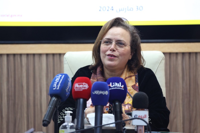 Aawatif Hayar, ministre de la Solidarité, de l’Insertion sociale et de la Famille. Aawatif Hayar, ministre de la Solidarité, de l’Insertion sociale et de la Famille.