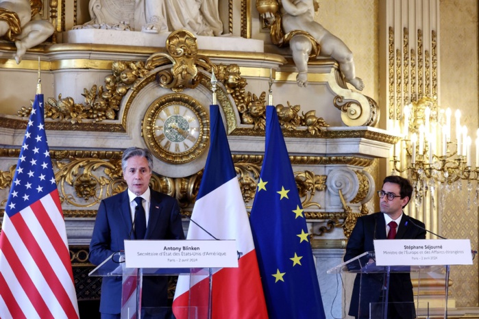 Depuis Paris, Blinken exhorte Israël à faire plus pour protéger les civils à Gaza