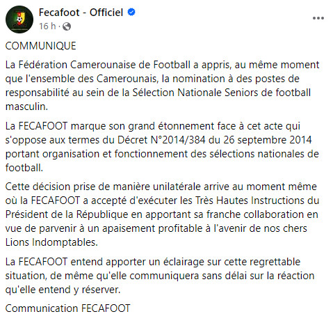 Foot camerounais :  Le Ministre des Sports et  Eto’o en guéguerre !