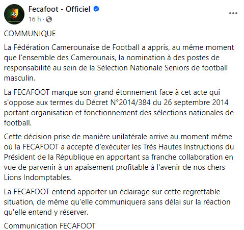 Foot camerounais : Le Ministre des Sports et Eto’o en guéguerre ! Foot camerounais : Le Ministre des Sports et Eto’o en guéguerre !