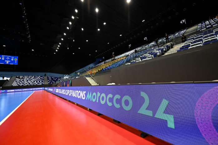 CAN Futsal Rabat 2024: M. Motsepe et M. Lekjaa en visite à la Salle du Complexe Sportif Prince Moulay Abdellah. CAN Futsal Rabat 2024: M. Motsepe et M. Lekjaa en visite à la Salle du Complexe Sportif Prince Moulay Abdellah.