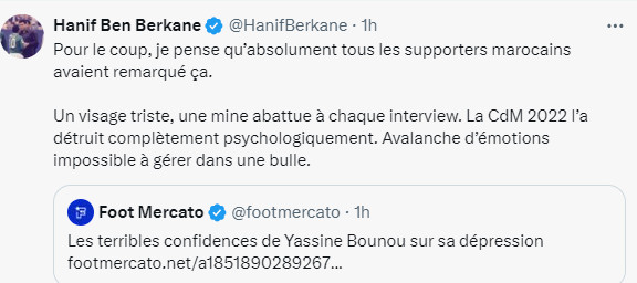 Yassine Bounou: « Je n’étais pas bien. Ce n’était pas moi ! » Yassine Bounou: « Je n’étais pas bien. Ce n’était pas moi ! »