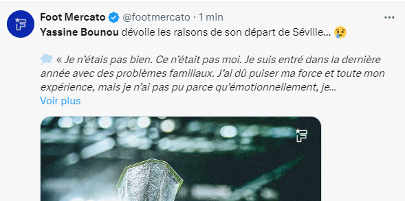 Yassine Bounou: « Je n’étais pas bien. Ce n’était pas moi ! » Yassine Bounou: « Je n’étais pas bien. Ce n’était pas moi ! »
