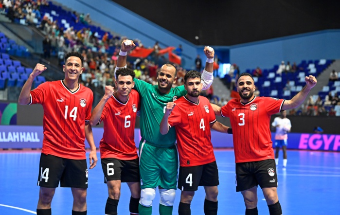 CAN Futsal Maroc 24 / Groupe B-J2:  L’Égypte rejoint le Maroc en demi-finales