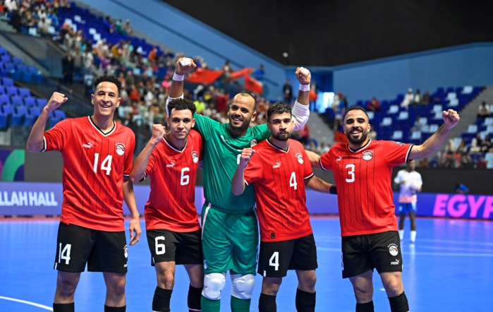 CAN Futsal Maroc 24 / Groupe B-J2:  L’Égypte rejoint le Maroc en demi-finales CAN Futsal Maroc 24 / Groupe B-J2:  L’Égypte rejoint le Maroc en demi-finales