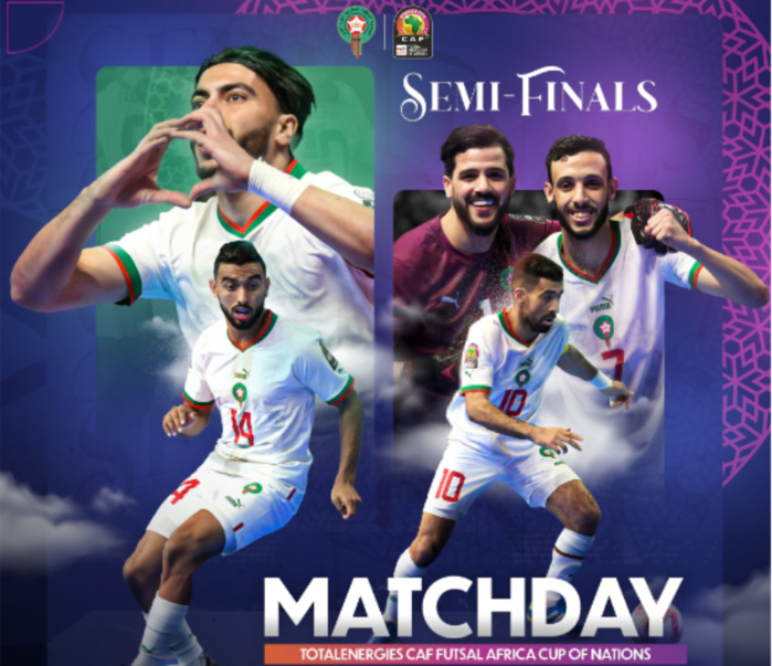 CAN Futsal Maroc 24 / Demi-finales , aujourd’hui:  Matchs ? Horaires ? Chaînes ?