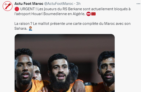 Demi - finale de la Coupe de la CAF/   La RSB bloquée à l'aéroport d’Alger par les autorités algériennes ! Demi - finale de la Coupe de la CAF/   La RSB bloquée à l'aéroport d’Alger par les autorités algériennes !