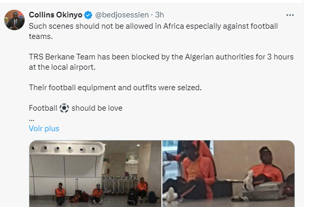 Demi - finale de la Coupe de la CAF/   La RSB bloquée à l'aéroport d’Alger par les autorités algériennes !