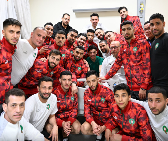  Futsal/Equipe nationale:  Jawad hospitalisé, le staff et ses coéquipiers lui rendent visite !